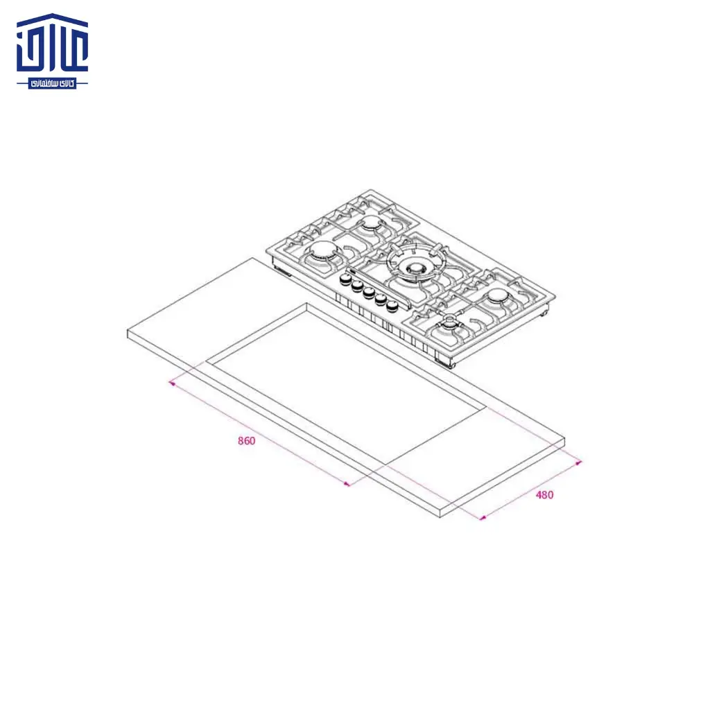 518S-کن-گاز-5-شعله-استیل-2.webp