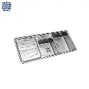 سینک-ظرفشویی-روکار-استیل-البرز-60×854-با-جا-مایع--درجه-2-3.webp