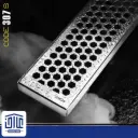 کفشور مدل 307S خطی سوپاپ دار آداک، استیل، سایز 30