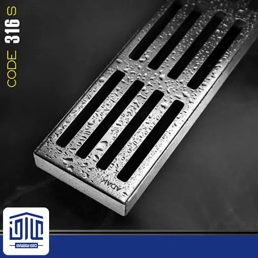 کفشور مدل 317S خطی سوپاپ دار آداک، استیل، سایز 30