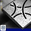 کفشور مدل 215S سرامیک خور آداک، استیل، سایز 10*10