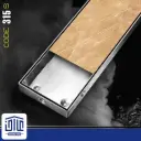 کفشور مدل 315S خطی سوپاپ دار آداک، استیل، سایز 30