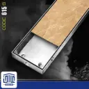 کفشور مدل 615S طولی آداک، استیل، سایز 60 سانتی متر