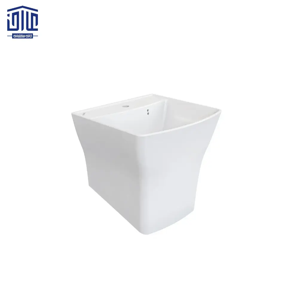 دستشویی نیم پایه مدل ورونیا چینی کرد