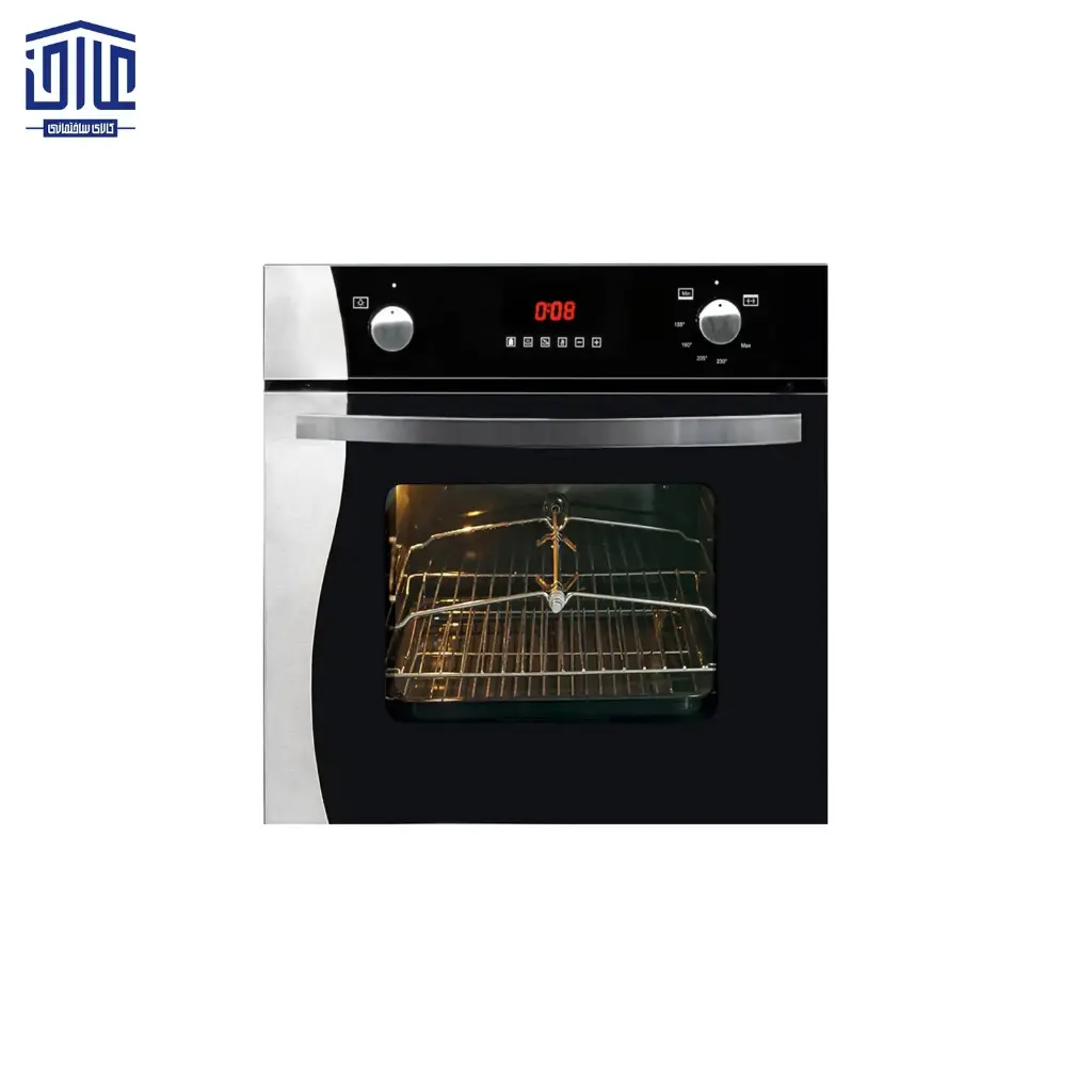 فر اخوان F13 شیشه استیل گاز و برق