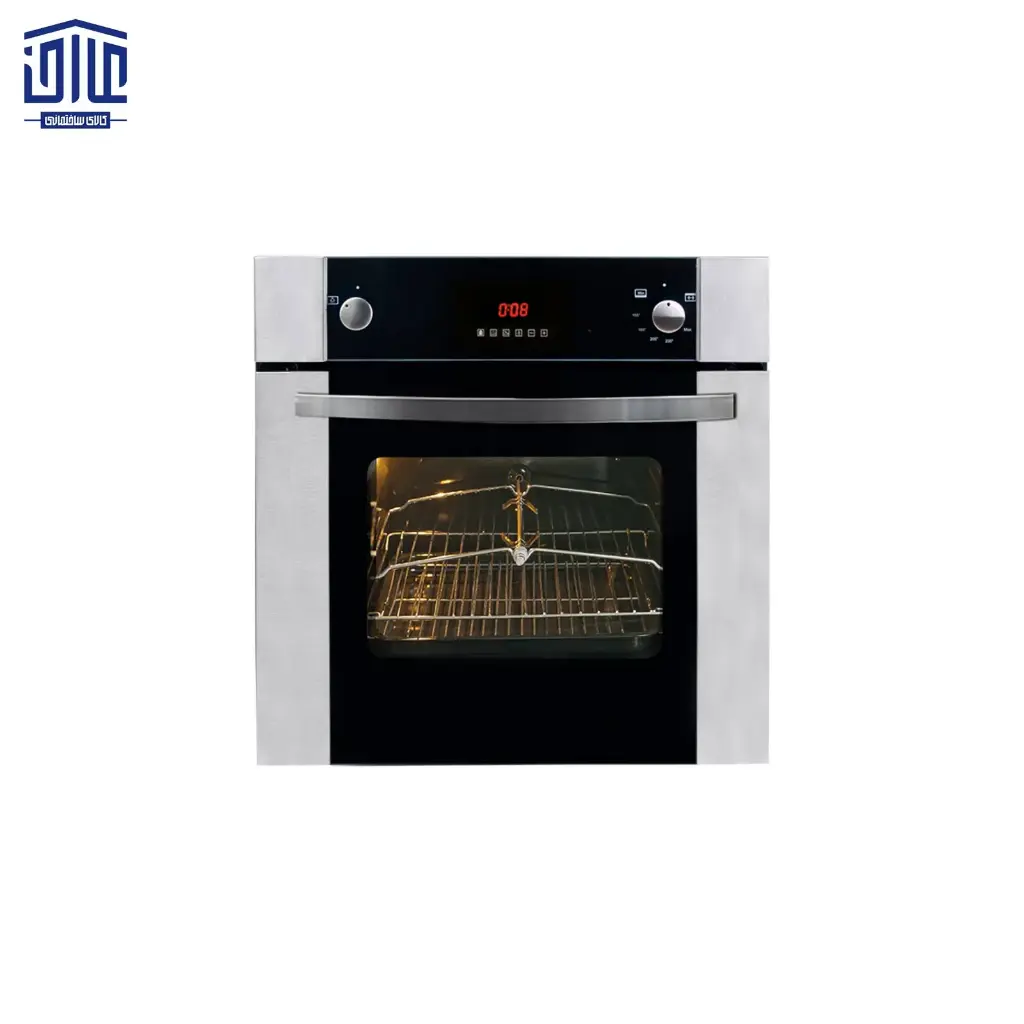 فر اخوان F15 شیشه استیل گاز و برق