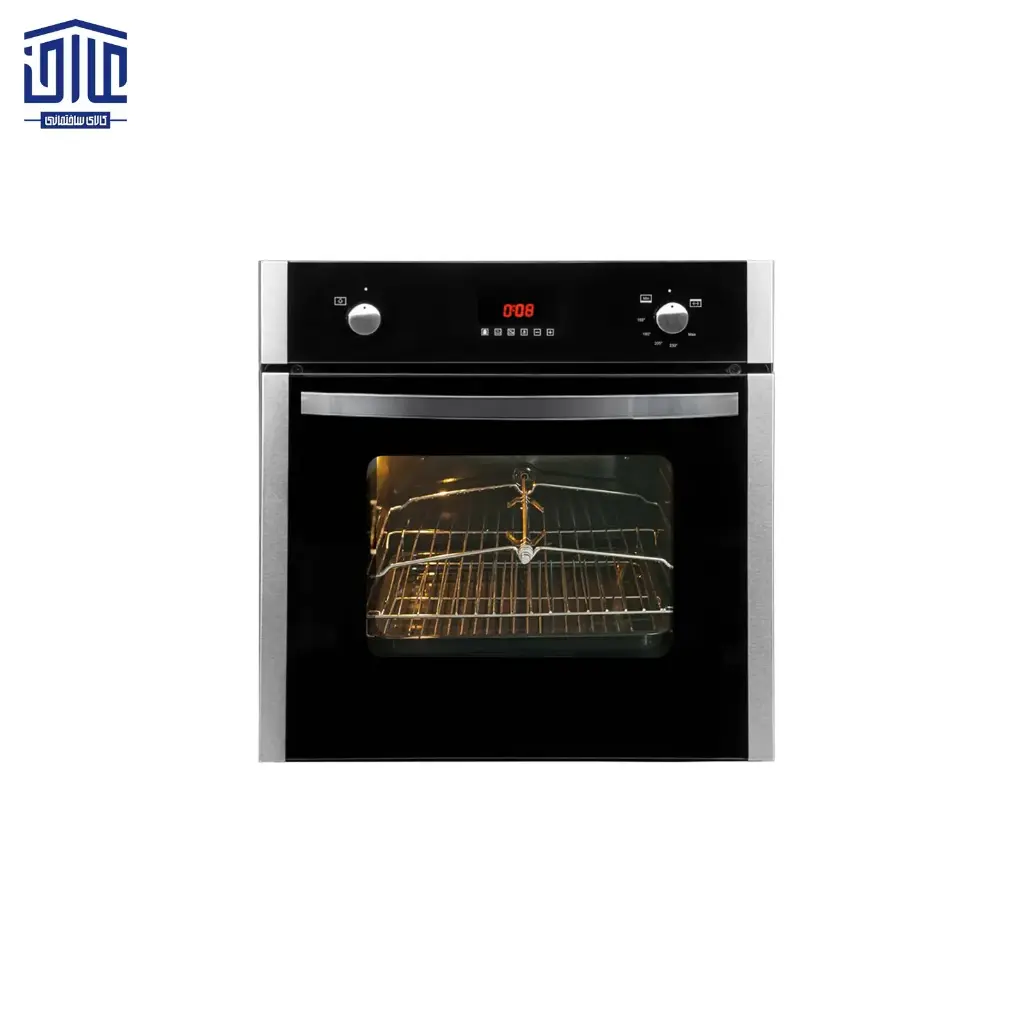 فر اخوان F17 شیشه استیل گاز و برق