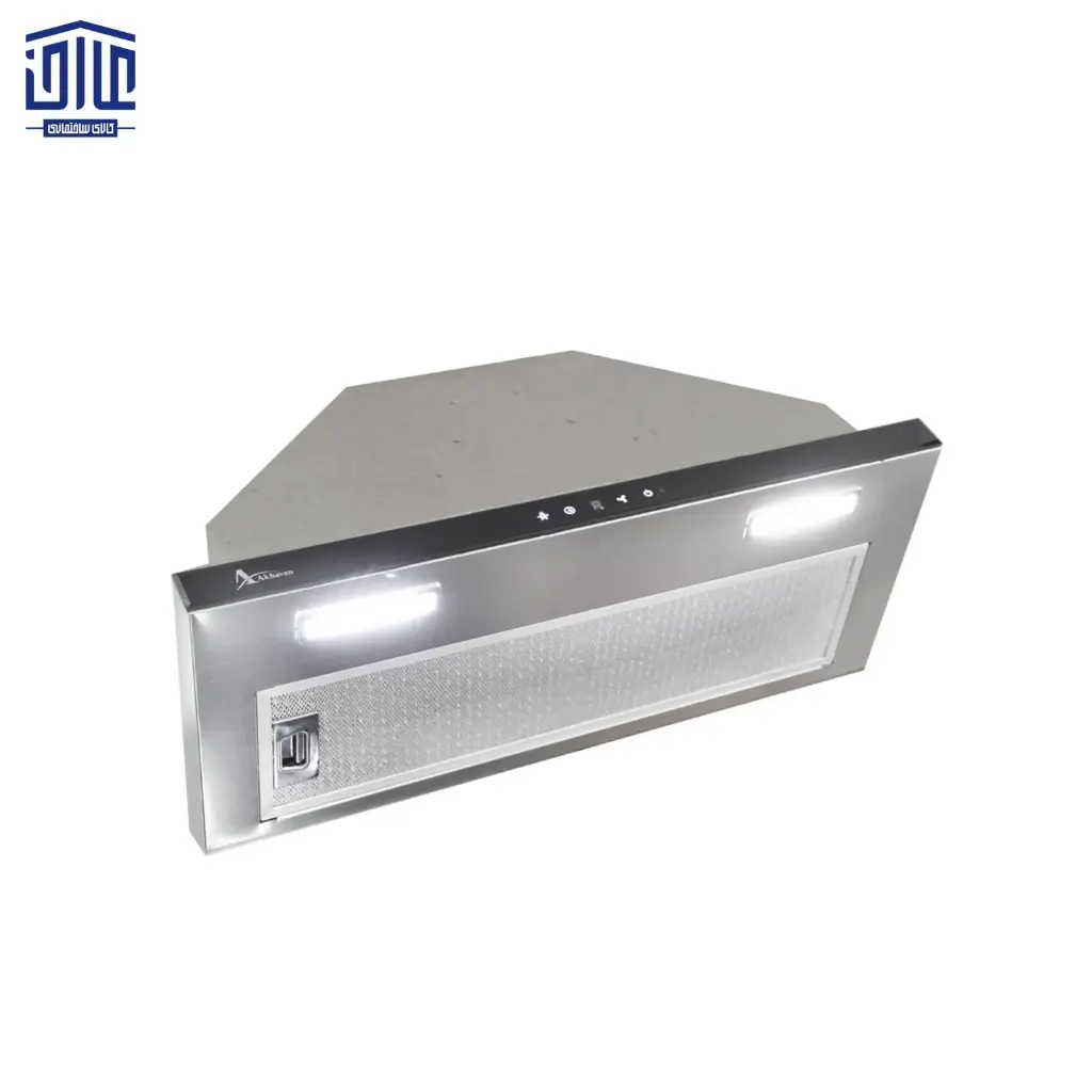 هود مخفی شیشه استیل H215 اخوان