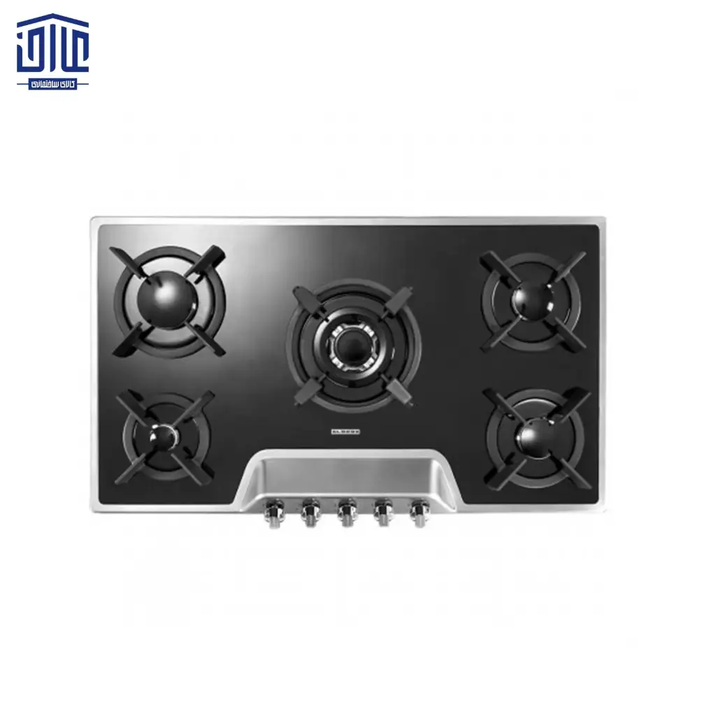 [249001018] S5901 اجاق استیل 5 شعله البرز