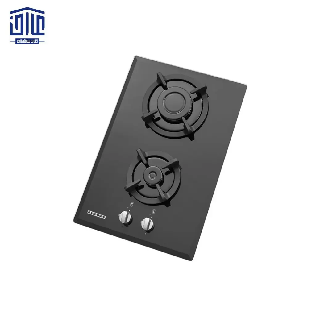 اجاق 2 شعله شیشه ای البرز G2352