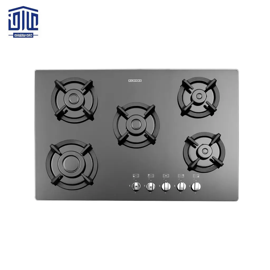 اجاق 5 شعله شیشه ای البرز G5753