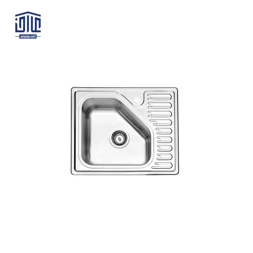 [249005004] سینک ظرفشویی توکار 810 استیل البرز