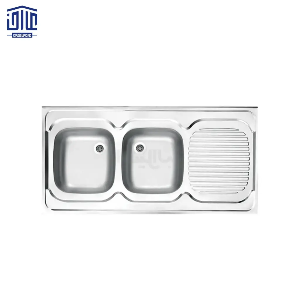سینک دو لگن دوسینی 160x60.6 البرز