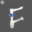 سیفون دولگنه باخروجی لباسشویی دوریکا