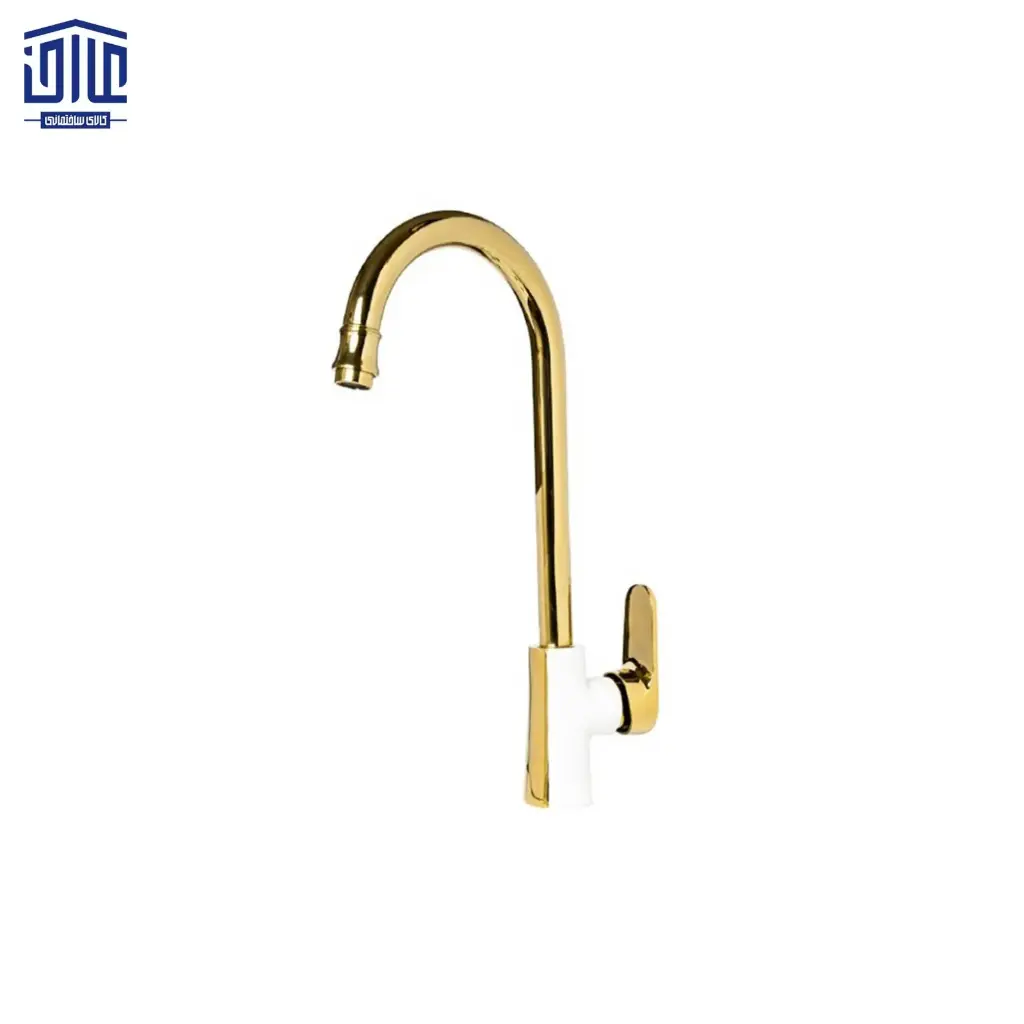 شیر روشویی بلند گاردیا شیری طلا راشین