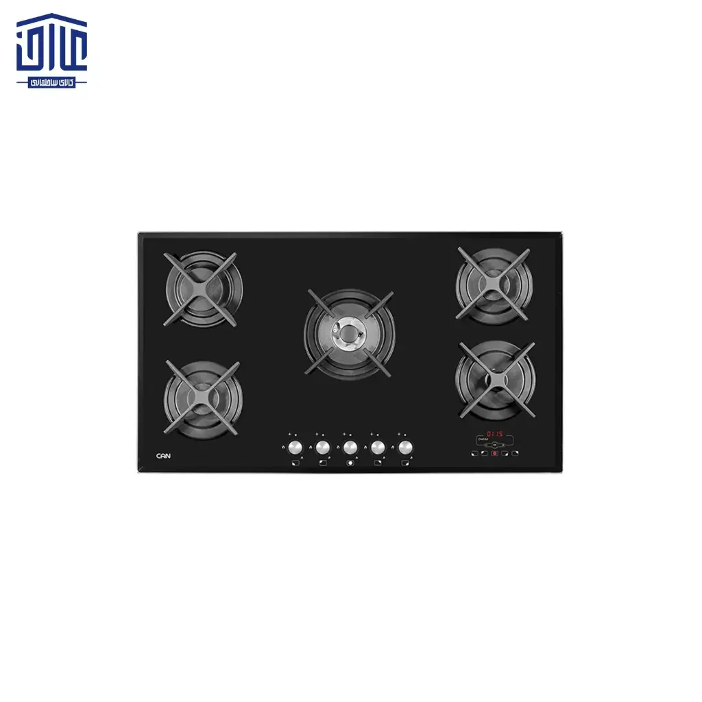 CG9502 کن گاز 5 شعله شیشه تایمردار