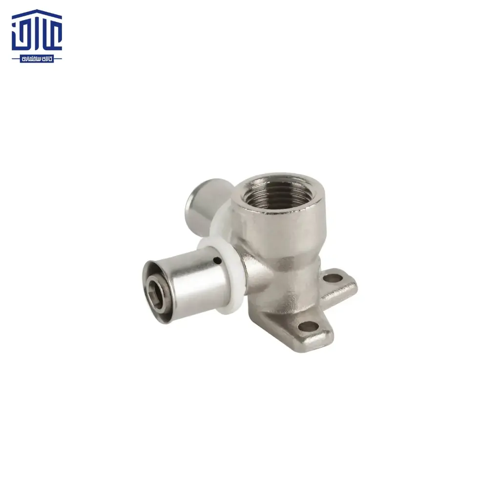 21110  سه راهی 90درجه صفحه دار توپیچ پرسی 16*1/2*16