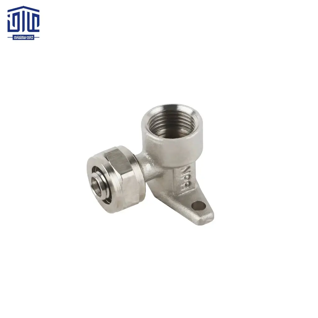 60910 16x1.2 زانوصفحه دارتوپیچ کوپلی