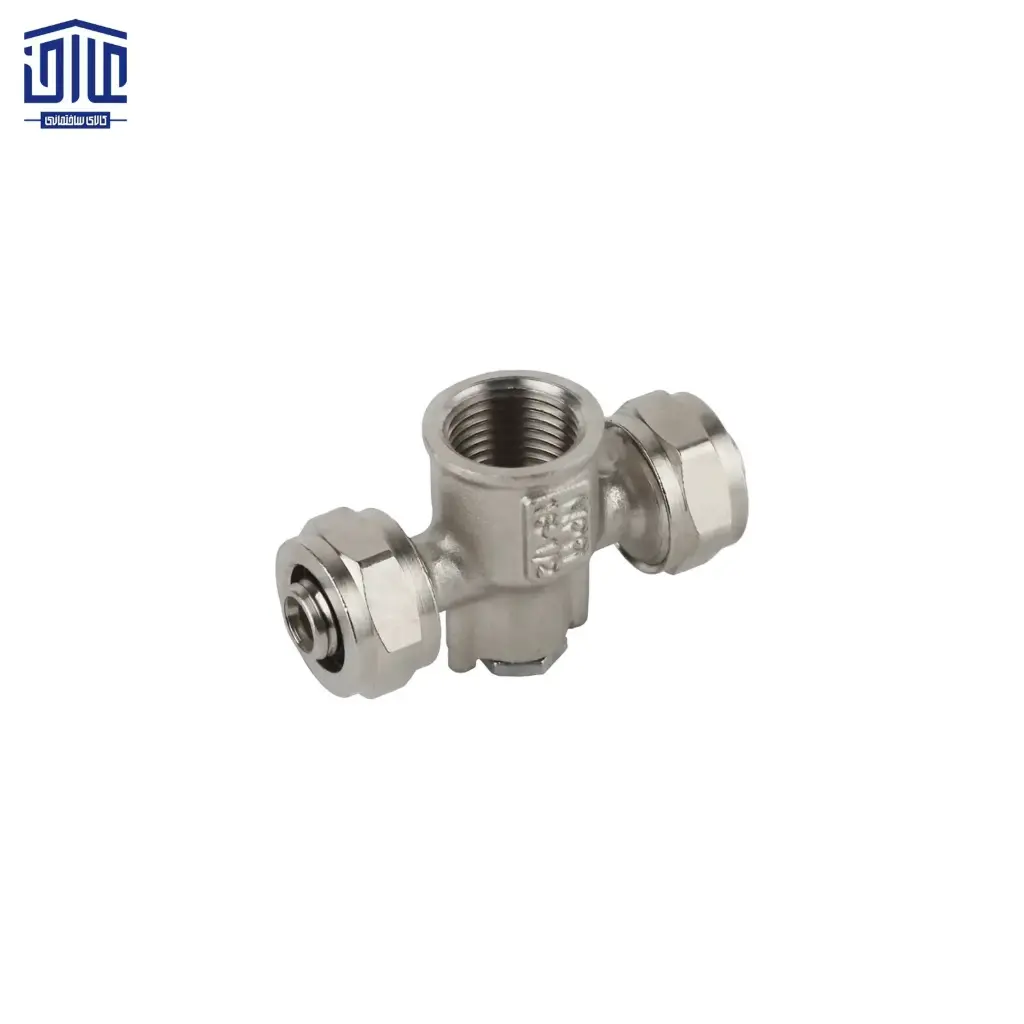 61510 سه راهی 90دیواری کوپلی 16x1.2نیو