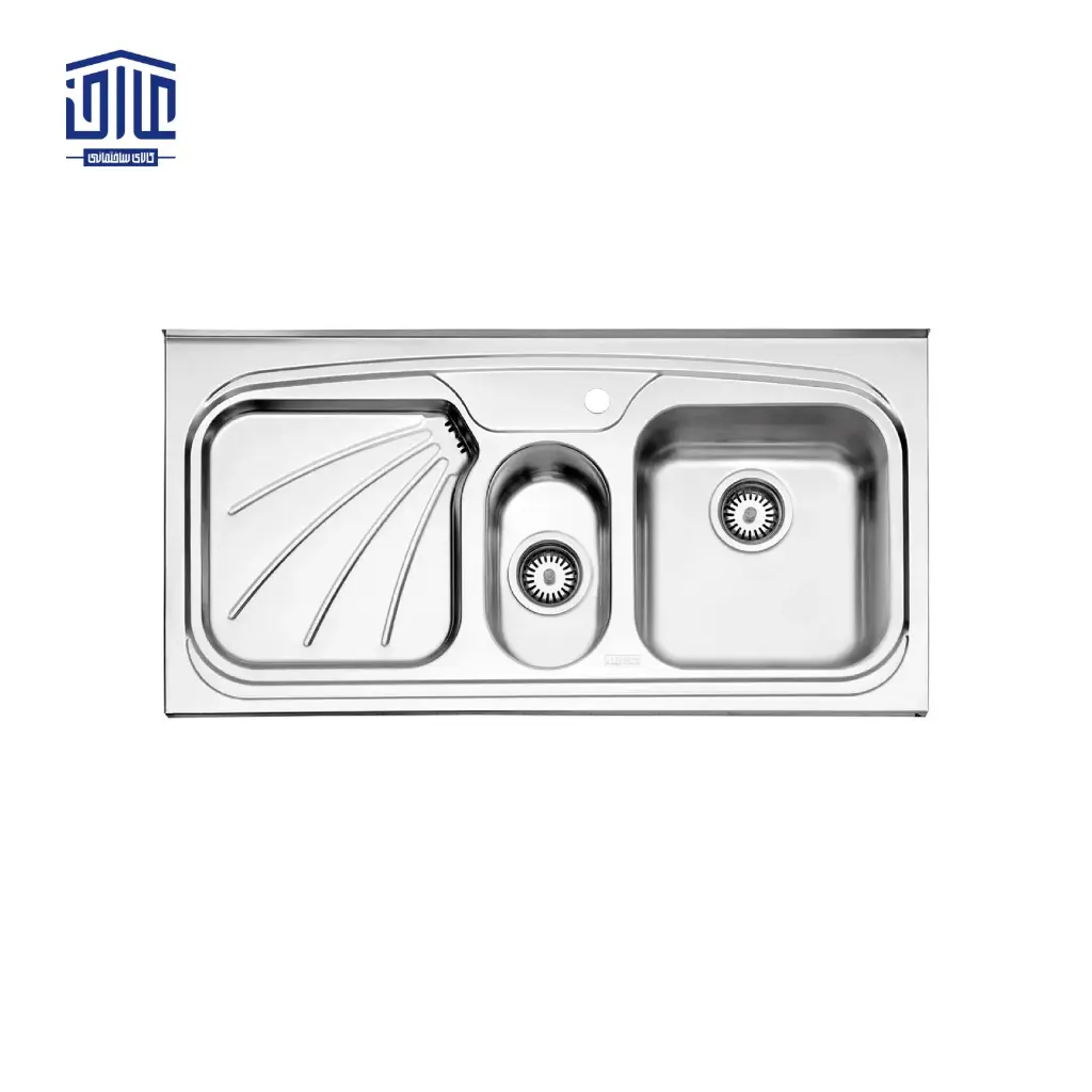 سینک ظرفشویی 60×610 روکار استیل البرز