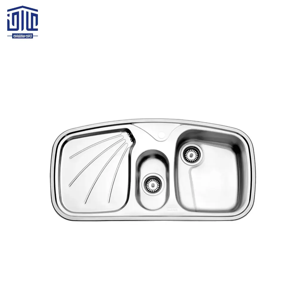[249005006] سینک ظرفشویی 610 توکار استیل البرز (لگن راست)
