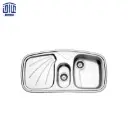 سینک ظرفشویی 610 توکار استیل البرز