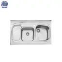 سینک ظرفشویی روکار فانتزی استیل البرز 60*610 درجه 2