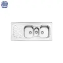 سینک ظرفشویی روکار فانتزی 60*530 درجه 2 استیل البرز