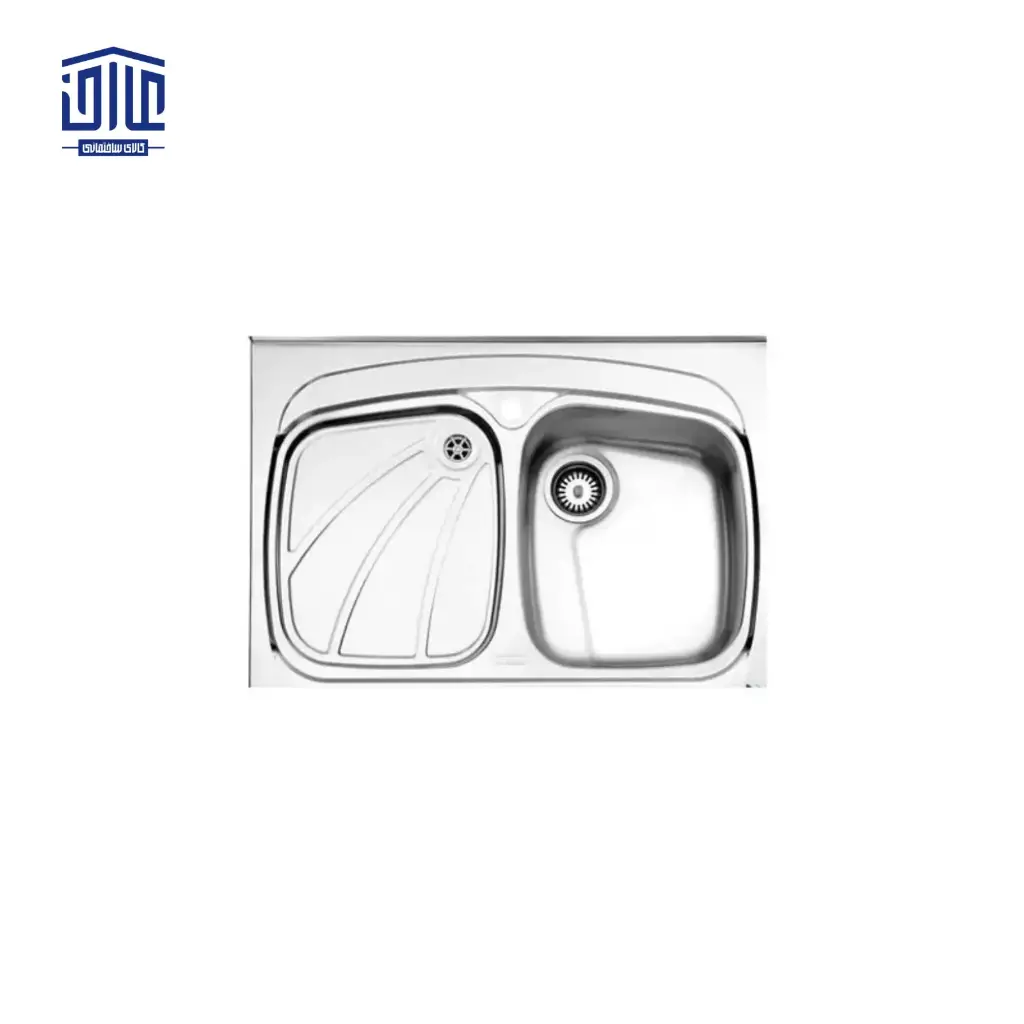 سینک ظرفشویی روکار 618x60  استیل البرز