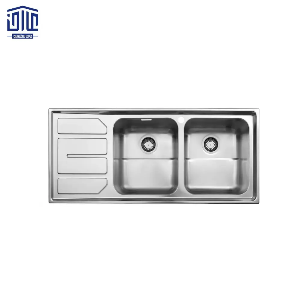[249005054] سینک ظرفشویی توکار 763 استیل البرز (لگن راست)