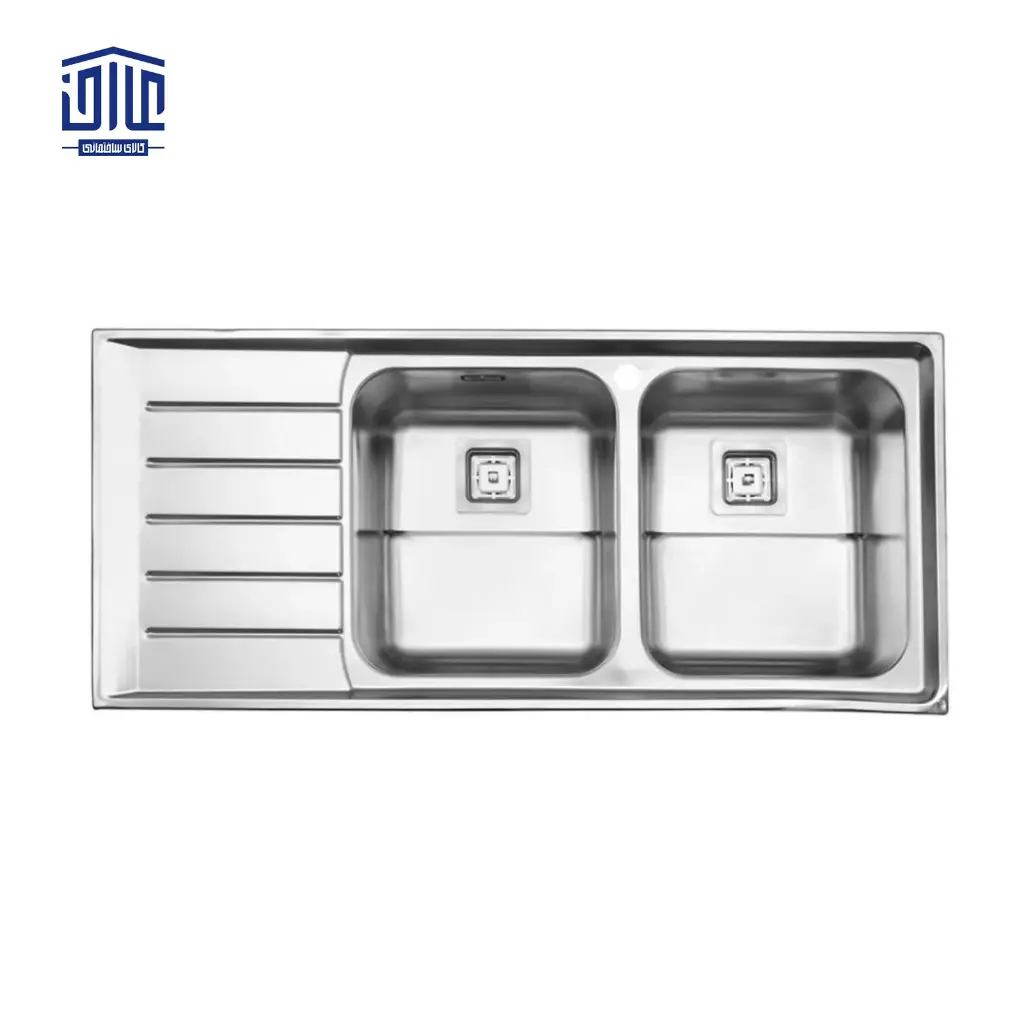 سینک ظرفشویی روکار 735x60 استیل البرز