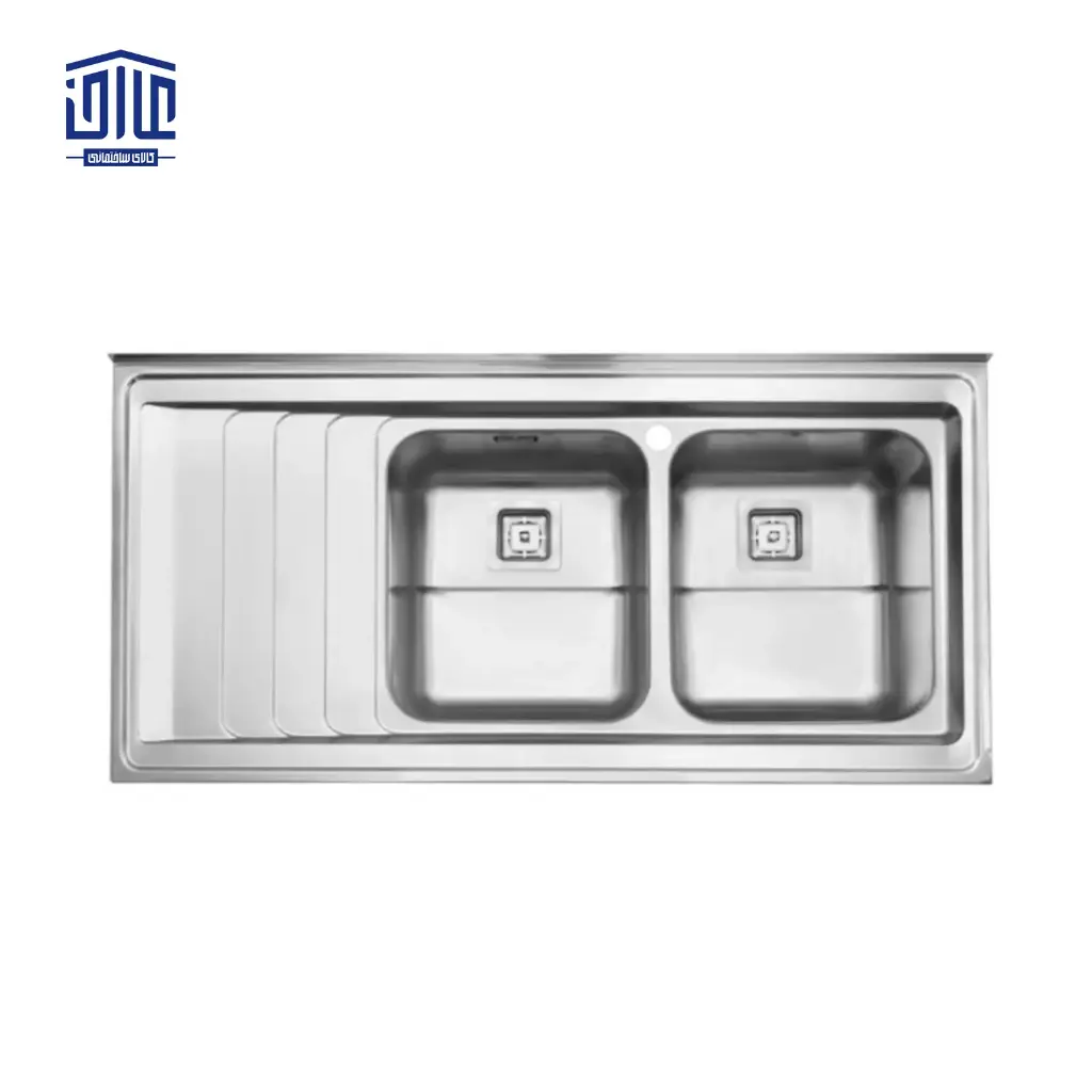 سینک ظرفشویی روکار 734x60 استیل البرز