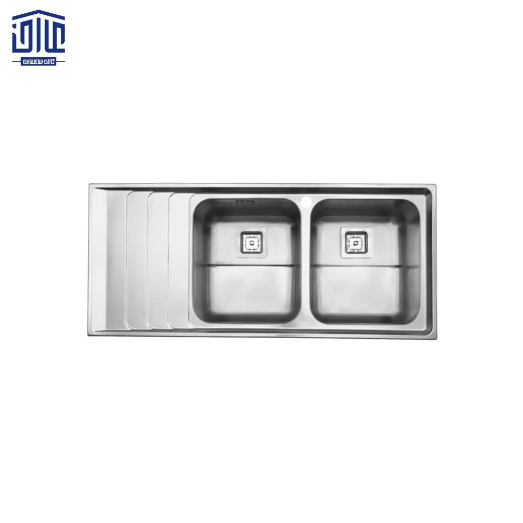 سینک ظرفشویی توکار 734 استیل البرز