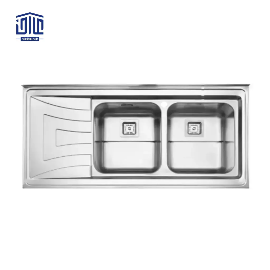 [249004065] سینک ظرفشویی روکار 736x60 استیل البرز (لگن راست)