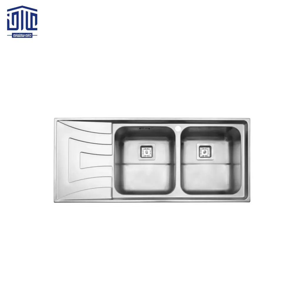 [249005026] سینک ظرفشویی توکار 736 استیل البرز (لگن راست)