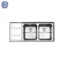 سینک ظرفشویی توکار 765 استیل البرز