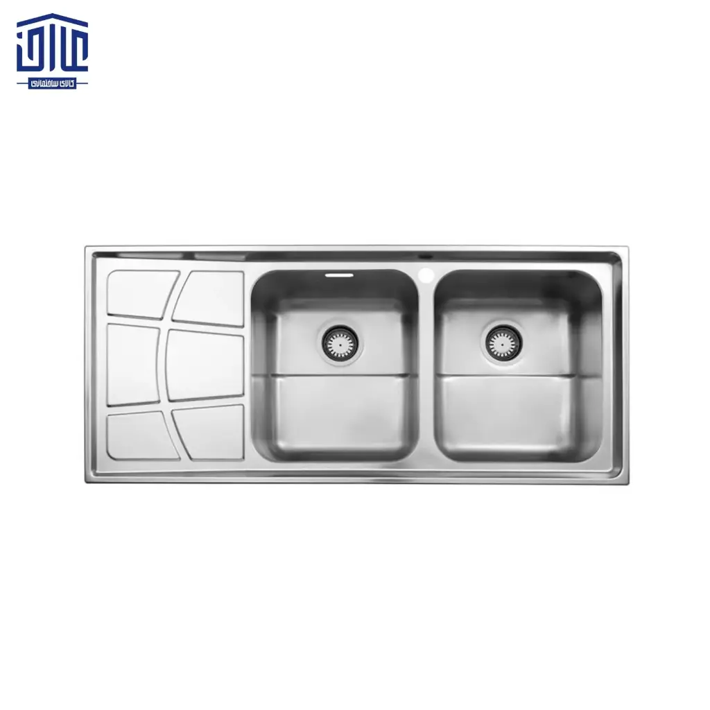[249005058] سینک ظرفشویی توکار 762 استیل البرز (لگن راست)