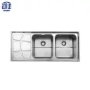 سینک ظرفشویی توکار 762 استیل البرز