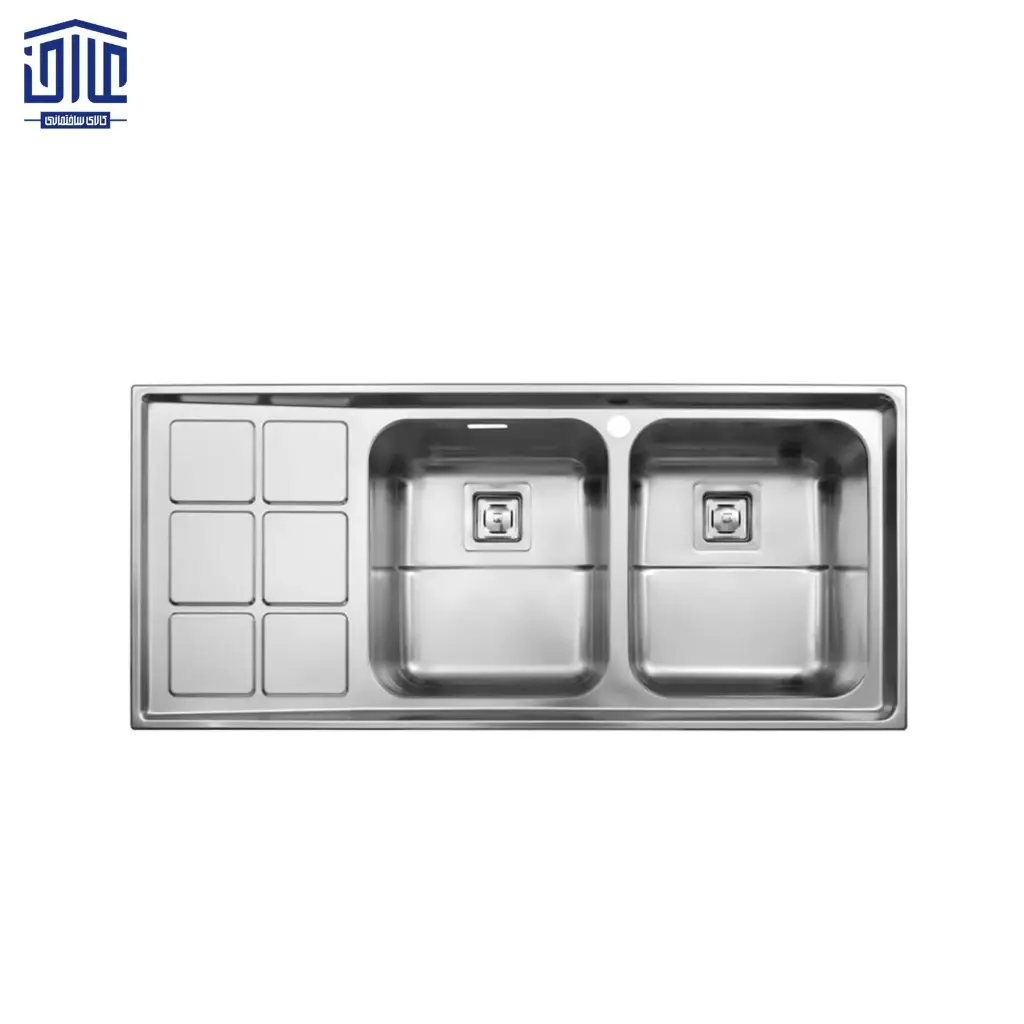 سینک ظرفشویی توکار 761 استیل البرز