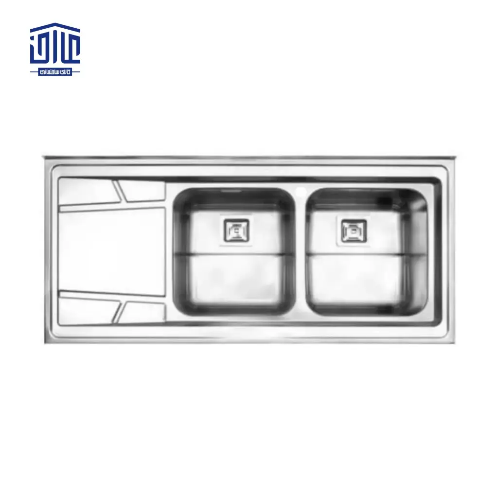 سینک ظرفشویی روکار 738x60 استیل البرز