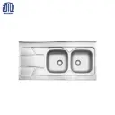 سینک ظرفشویی روکار نیمه فانتزی مدل 222x60 البرز،براق