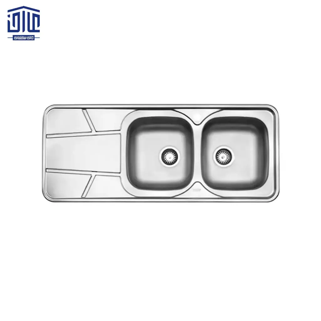 سینک ظرفشویی توکارنیمه فانتزی مدل 222x50 البرز،براق