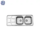 سینک ظرفشویی توکار نیمه فانتزی مدل 224x50 البرز، براق