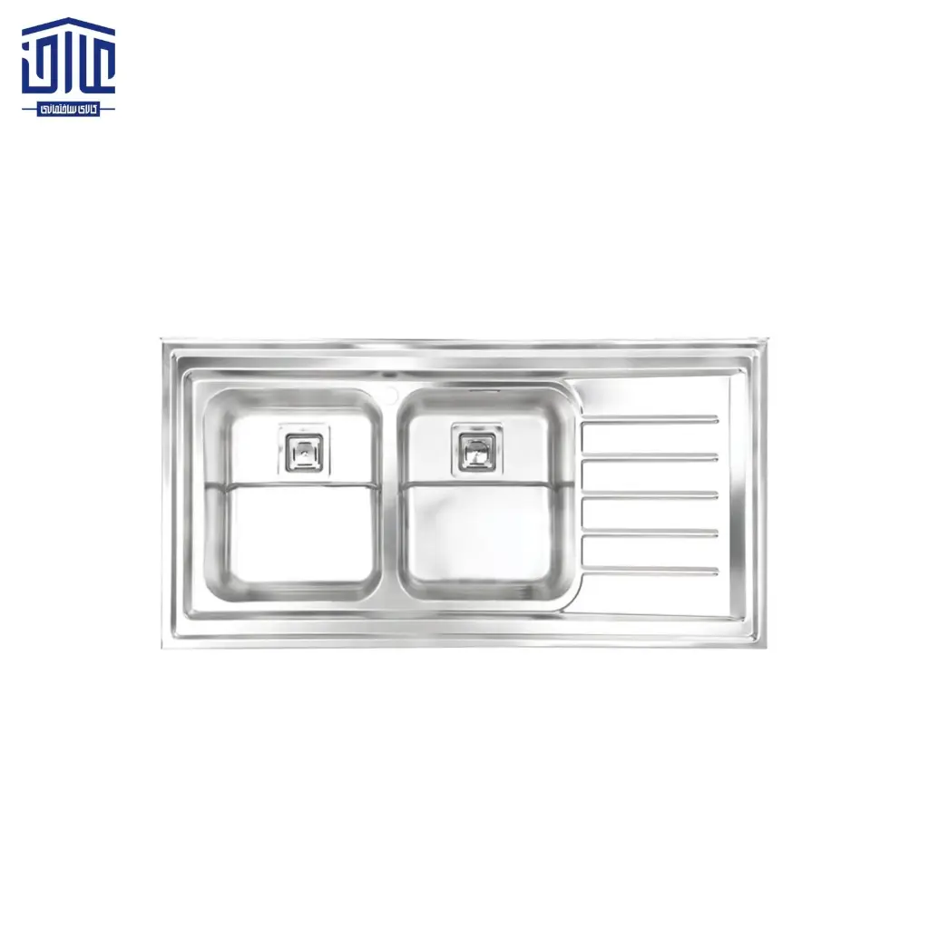 [262005030] سینک روکار اخوان 60*120 کد S-511 (لگن راست)