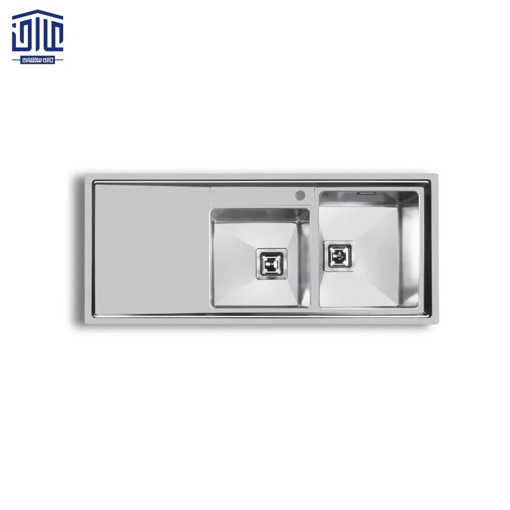 [262002001] سینک 120x50 توکار 600S اخوان (لگن راست)