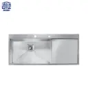 سینک باکسی تک لگنه توکار 50*120 کد 359 اخوان