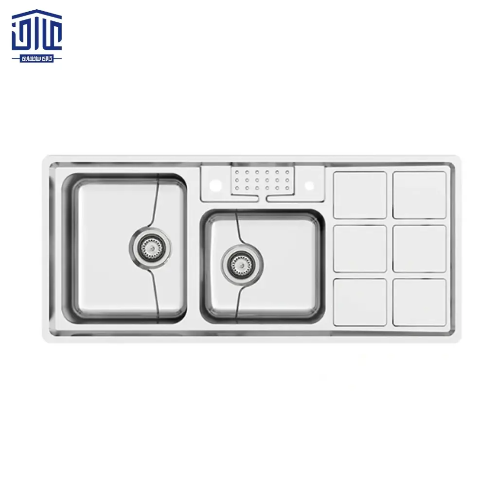 [168009005] سینک توکار8031 ایرانی کن (لگن راست)