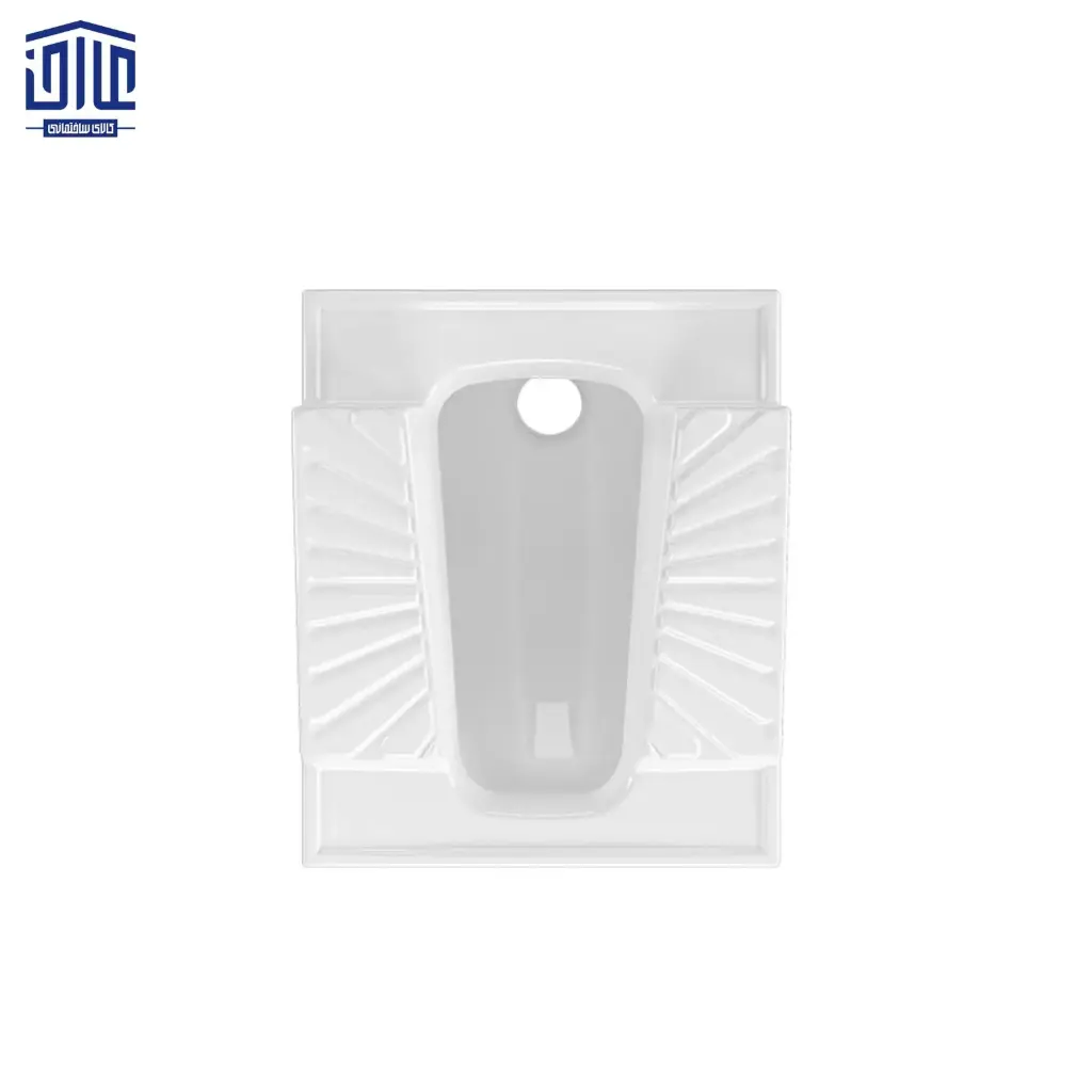 [1390100006] توالت اریکا نیم گود ریم بسته (Close Rim) چینی کرد (درجه 1)