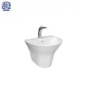 دستشویی نیم پایه کانسپت چینی کرد