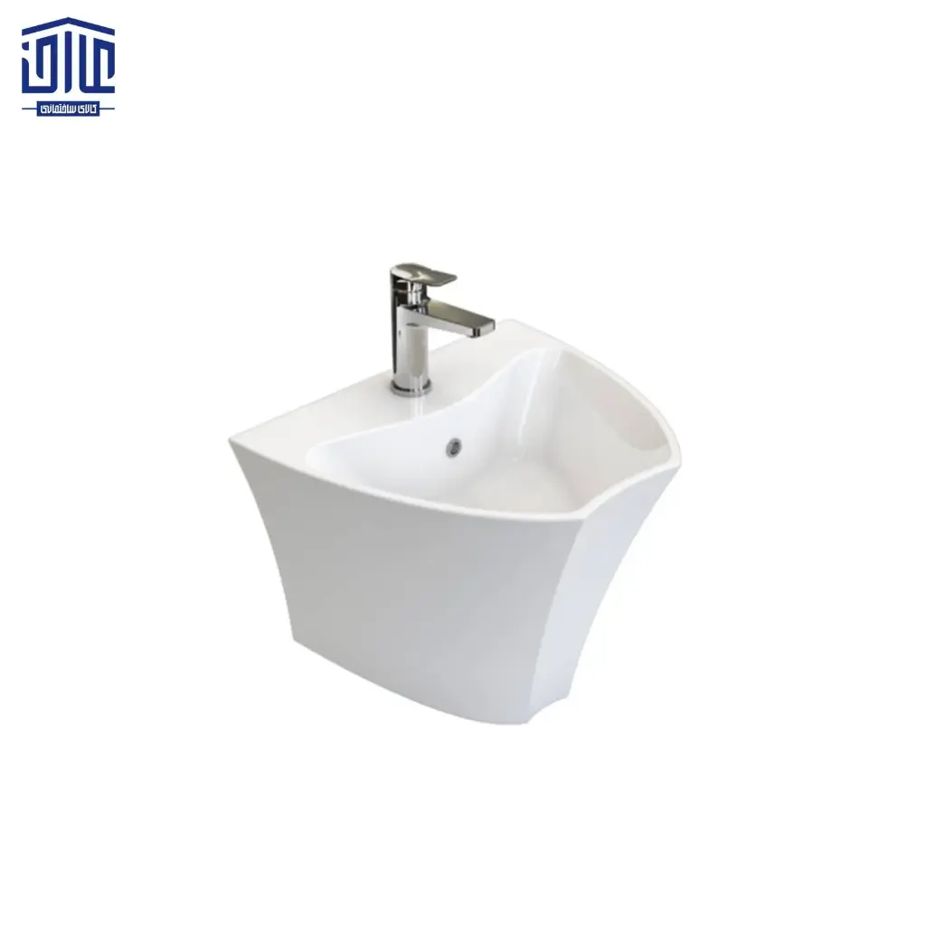 دستشویی نیم پایه لیندا چینی کرد